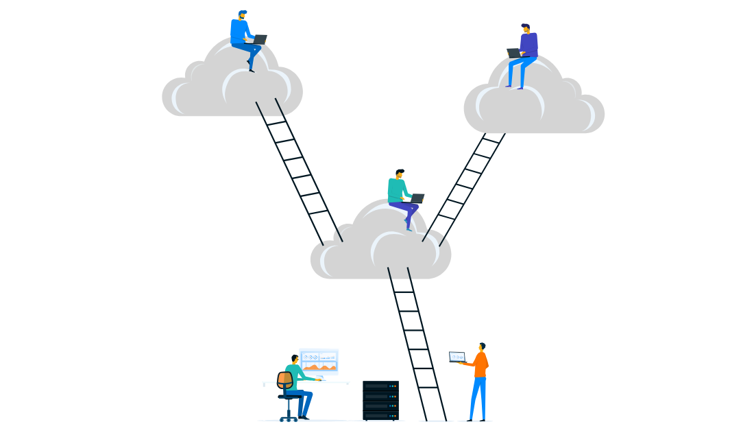 Technical team analysing cloud network paths and restoring critical service traffic for financial services platform.